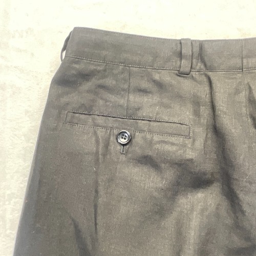 Armani Collezioni Anzughose Herren Etikett 40/34 Schwarz Italien Luxus Aktuell - Bild 12 von 18