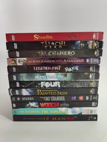 12 KUNG FU DVD MOVIE LOT - SEALED W/ COVERS - DIGITAL CODES - H. BROTHERS, CHAN - Imagen 7 de 7