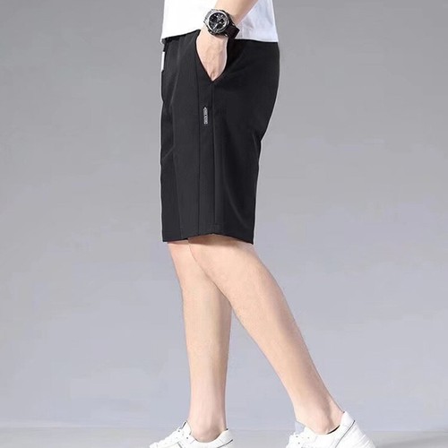 Herren Schwimmshorts Badeunterteile Hosen Eis Seide elastische Taille Strandhose - Bild 9 von 46