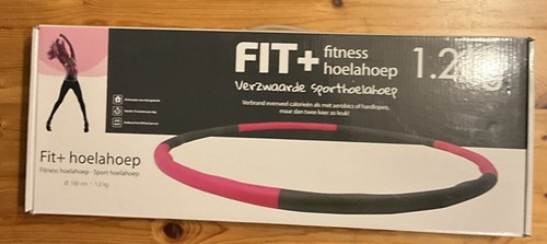 Fit+ Hula Hoop Fitness 1,2 kg Entrenador abdominal deportivo 100 cm NUEVO enchufable - Imagen 1 de 5