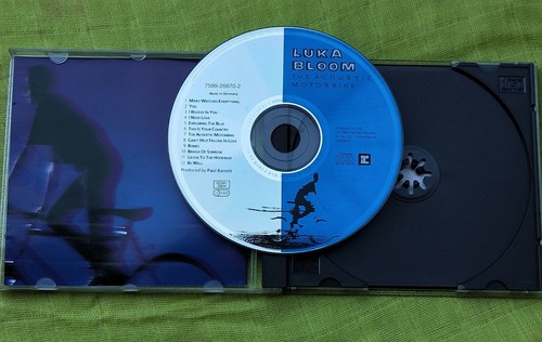 Luka Bloom - The Acoustic Motorbike CD, 1992, Reprise álbum de 12 pistas usado - Imagen 2 de 3