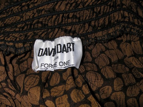 DAVID DART For FORCE ONE MAXI SKIRT, TOP AND SCARF - SIZE SMALL - Picture 8 of 8