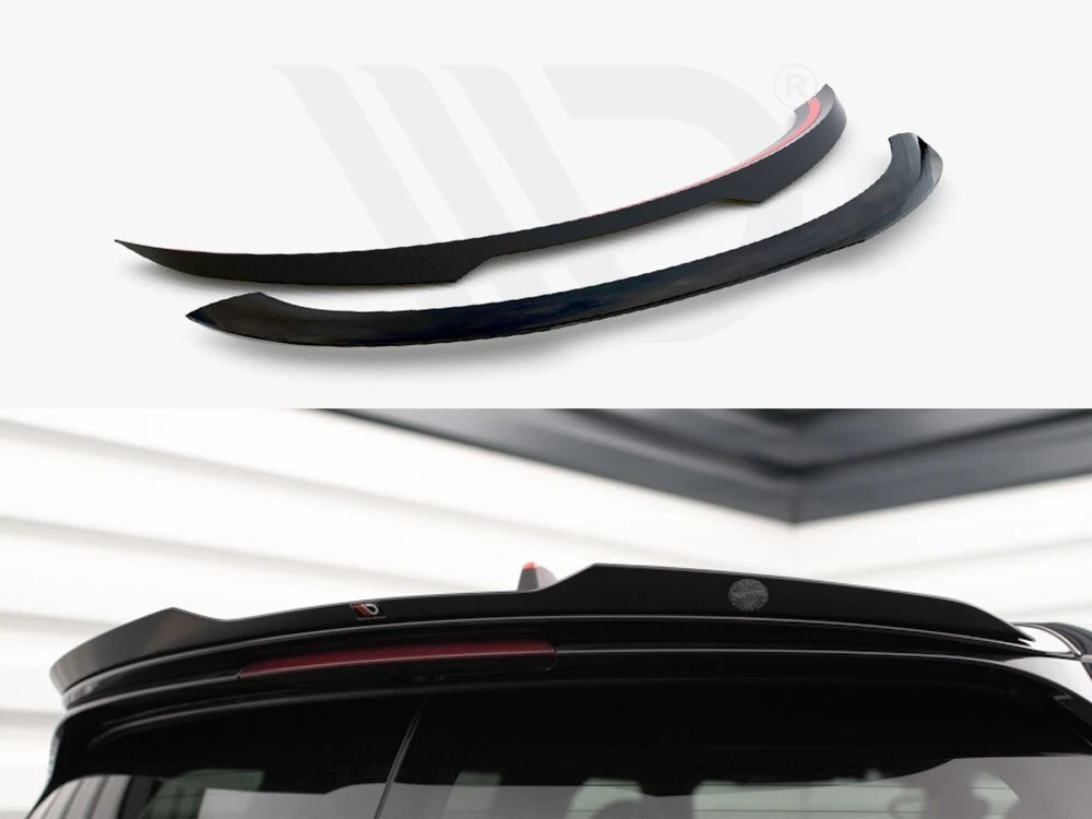 FRONT SPLITTER V.1 MINI CLUBMAN S MK2 (F54) JCW - Gloss Black Gloss Black, Spoilering \ Maxton Design \ Mini Cooper \ Clubman S \ Mk2 JCW