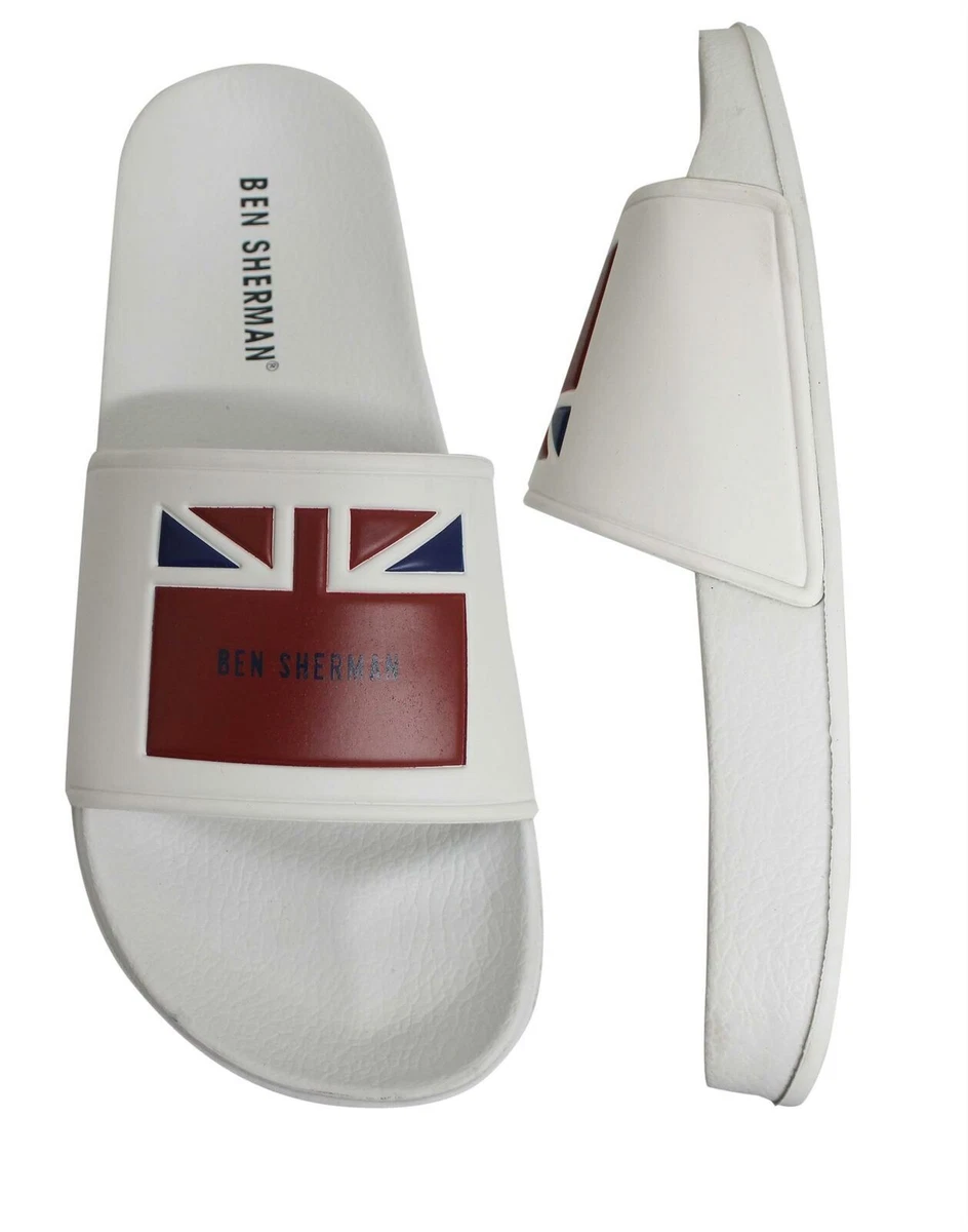 Ben Sherman Jet Slide Mens Slip On Flip Flop Sliders Sandals