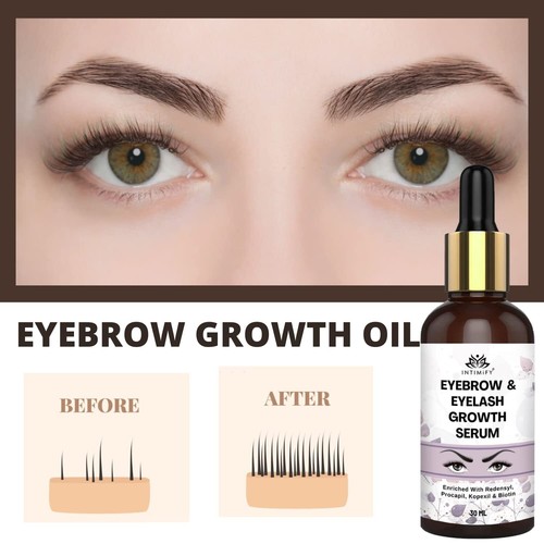INTIMIFY Augenbrauen Und Wimpern Wachstumsserum für Damen 30ml Flasche - Bild 4 von 8