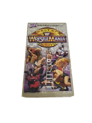 WWF Best of Wrestlemania I - XIV (VHS, 1998) WWE Hulk Hogan Andre The Giant - Picture 1 of 3