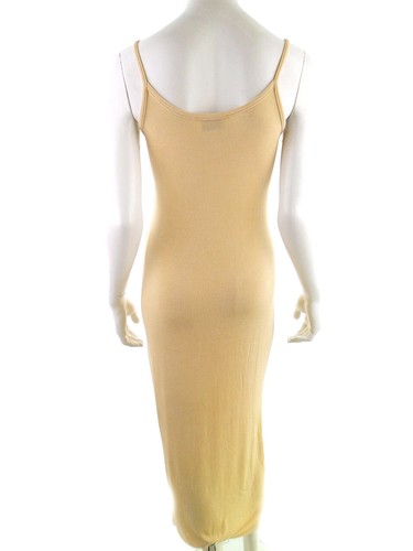 Koker  Size L Beige Long Maxi Dress Sleeveless Lace Embroidery - Picture 3 of 5