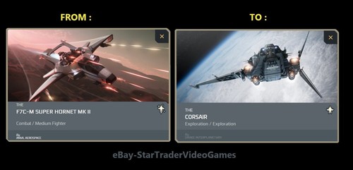 STAR CITIZEN - SHIP UPGRADE TO DRAKE CORSAIR - CCU SELECTION - Picture 13 of 15