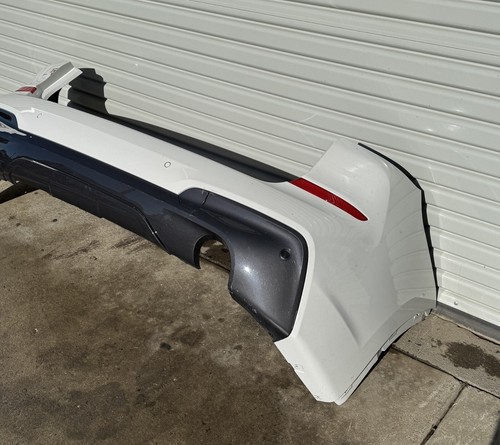2019-2021 Bmw X3 Rear bumper Carbon White complete OEM - Picture 2 of 6