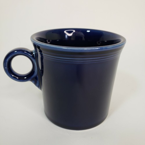 Fiesta Cobalt Blue Ring Tom & Jerry Coffee Tea Mug Cup Fiestaware - Picture 1 of 4