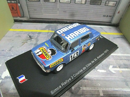 SIMCA 1000 Rallye 2 Cote de St. Antonin #143 Vuillermoz Haribo 1975 Spark 1:43 - Foto 4 di 5