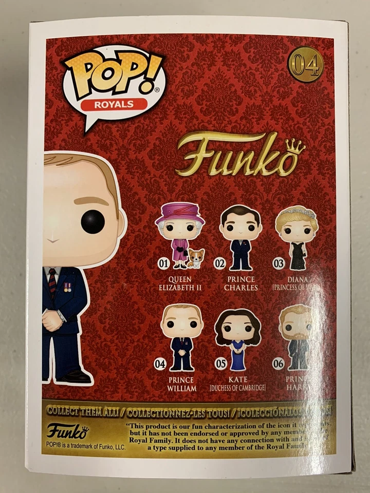Prince William 04 ~ La Familia Real ~ Vinilo Funko Pop + PROTECTOR POP GRATIS Foto 3 de 4