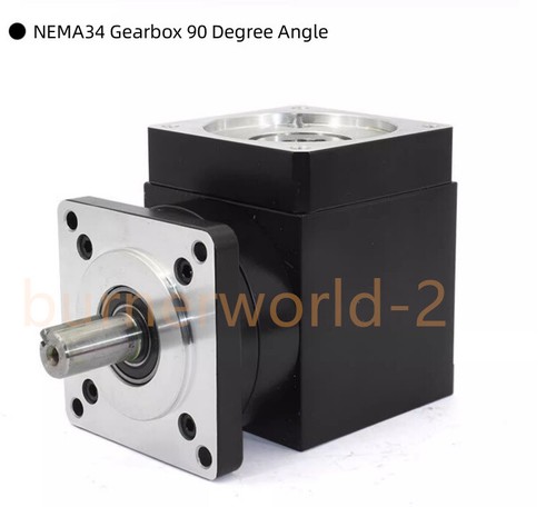 Right Angled Planetary Speed Reducer Gearbox 90 Degree Stepper Motor NEMA34 86MM - Picture 1 of 15