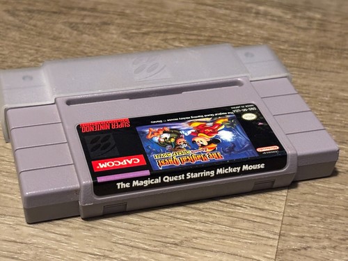 Juego The Magical Quest Starring Mickey Mouse Super Nintendo Snes + Caja Auténtico - Imagen 2 de 8