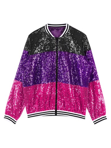 Kid Girls Outerwear Polyester Coat Gift Jacket Zipper Design Baseball Birthday - Picture 74 of 87