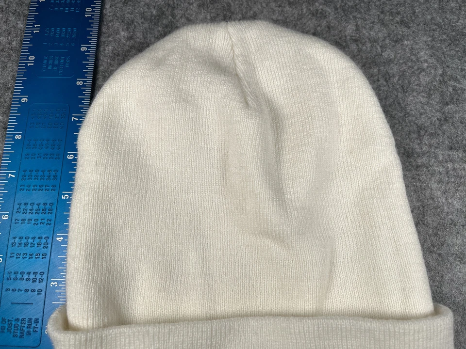 NEFF манжеты Beanie Toque взрослых один размер белый трикотажа 100% акрил лыж сноуборда снега - Изображение 3 из 4