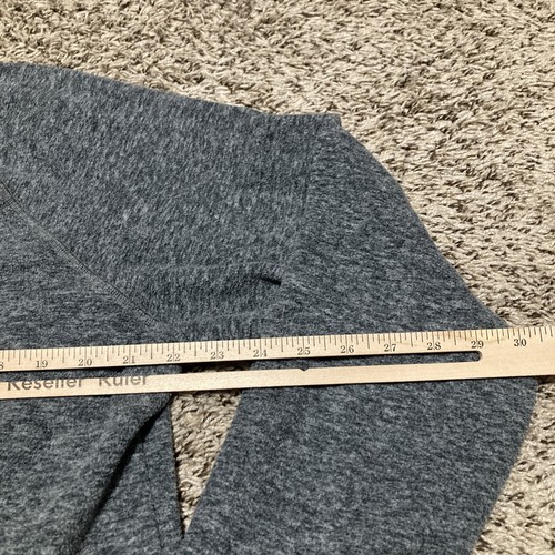 Eddie Bauer Damen 1/4 Zip Fleece Sweatshirt grau Größe XL - Bild 3 von 5