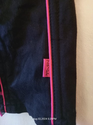 Very Rare 2000's Vintage TRIPP NYC NEON PINK & BLACK Corset top. Style: 102903P - Picture 4 of 7