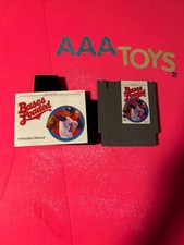Nintendo NES Bases Loaded Cartridge and Manual