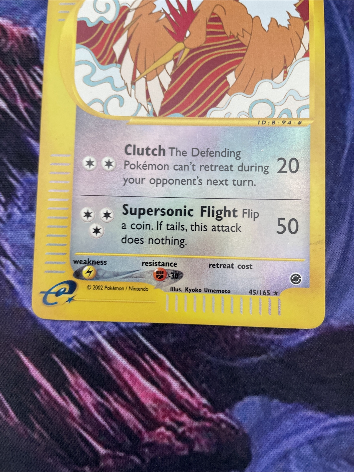 Fearow Reverse Holo Rare 45/165 Expedition Set Pokemon Card
