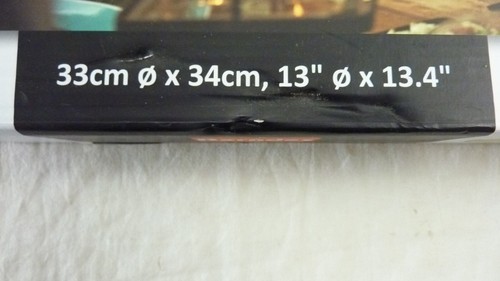 Berndes 13"  BBQ Oven Round Pizza Stone with Rack Brand New Barbecue Pizza   - Picture 3 of 5