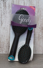 Goody All Purpose 9" Oval Styling Cushion Brush & 7" Purse Brush Combo #11183