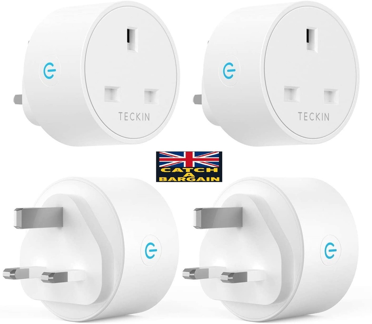 TECKIN Smart WiFi Sockets Plug Works with Amazon Alexa Google Home
