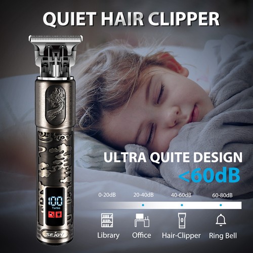 SEJOY Men's Styling Electric Hair Trimmer Cordless Clippers Beard Shaver Cutting - Picture 7 of 13