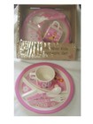 GIRLS BUTTERFLY & CASTLE BAMBOO KIDS EATING DINNER WEAR SET NON-TOXIC NEW,