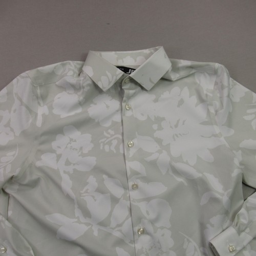 J Ferrar Shirt Mens Medium 15 15.5 Long Sleeve Slim Fit Button Front Outdoors - Picture 3 of 11