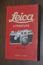Leica Literature 1930 - 1960 Book, by Lager