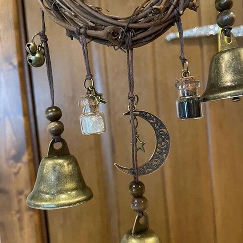 Witch Wind Chime Door Hanger Hanging Witch Bell Magickal Decorc Protection Y1O0 - Picture 10 of 11