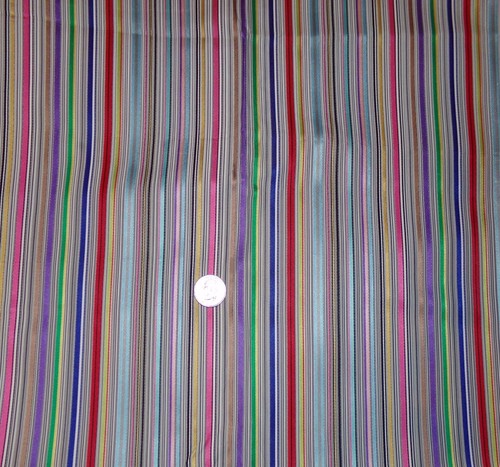 Tela Slinky Nueva Sin Usar Rayas Multicolor Rayas 2.5yds x 45" Material Nylon - Imagen 1 de 4
