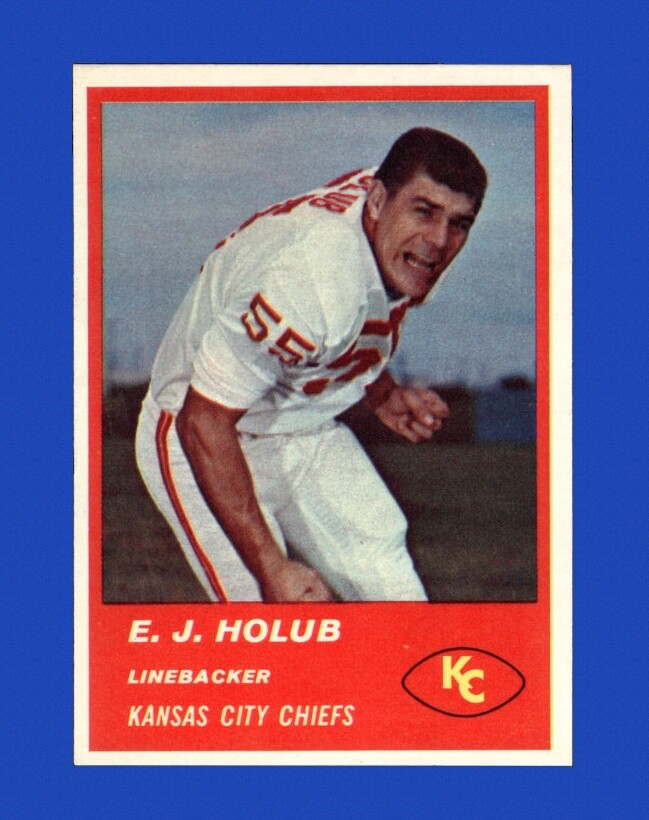 1963 Fleer Set-Break # 52 E.J. Holub NM-MT OR BETTER *GMCARDS*