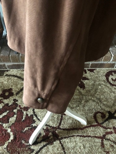 Norton McNaughton Damen weiche Jacke braun Gr. 14 gefüttert Knopfleiste (A03) - Bild 4 von 6