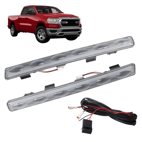 LED Front Bumper Grille Light with Wiring kit for 2019 2020 Dodge Ram 1500 US - Picture 1 of 7