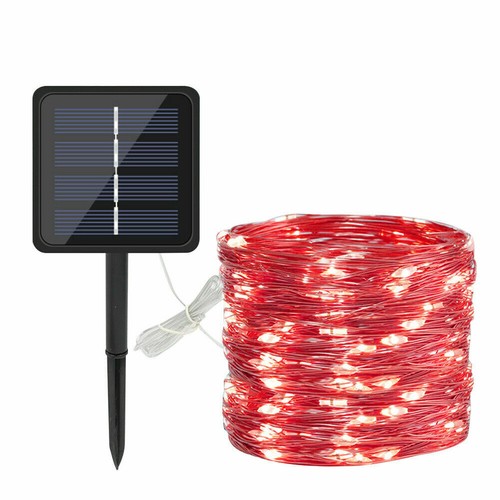 10M 20M 30M LED Solar String Lichter Wasserdicht Kupferdraht Fee Outdoor Garten - Bild 18 von 19