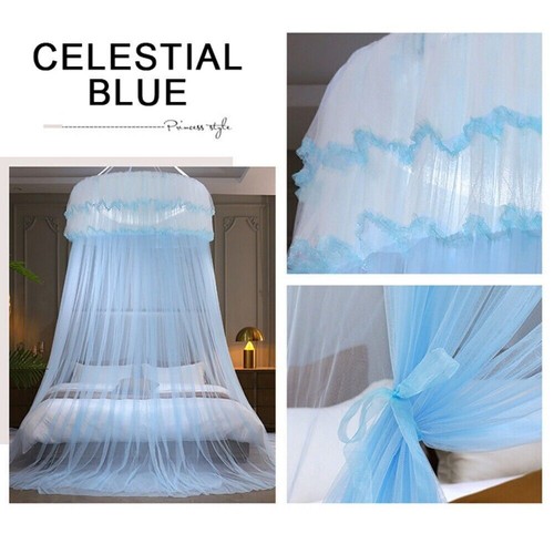 Dome Mosquito Net Canopy Princess Bed Netting Tent Curtain Bedroom Home Decor - Picture 13 of 20