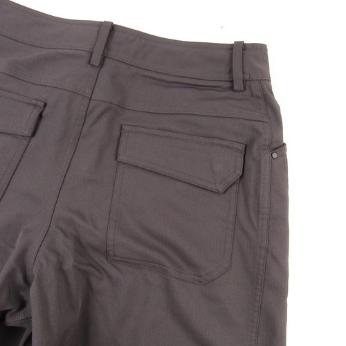 Lululemon Commute Uomo 30 Pantaloncini Grigio 10" Cuciture Interne Performance Active M7359S - Foto 10 di 17
