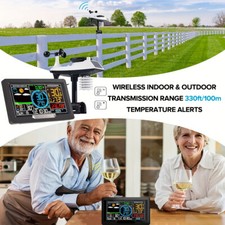 Professional Weather Station 8.1in Color Display Indoor Outdoor Weather Forecast — image 6