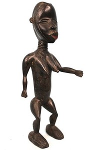 Art-African-Stunning-Statue-Dan-Hand-Stretched-Side-Coast-D-039-Ivoire-52-5