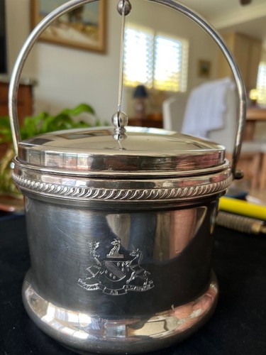 Vintage  F.B. Rogers Silver on Copper Ice #110 Bucket [ MAJOR AB ADVERSIS ] 