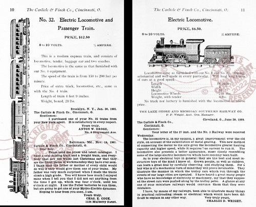 Carlisle Finch Co (1903) Electrical Novelties CATALOG Toy Trains Dynamos Motors - Imagen 5 de 12