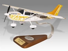 Cessna 206 Model Desk Wood Airplane New Model Large Scale 1/24