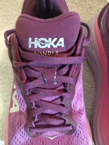 Hoka One One Womens Bondi 8 Purple Running Shoes, Size: 8.5 B #ZZ3-15 - Picture 5 of 11