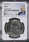 1978 D Eisenhower Dollar - Ngc Ms65 Eisenhower Label