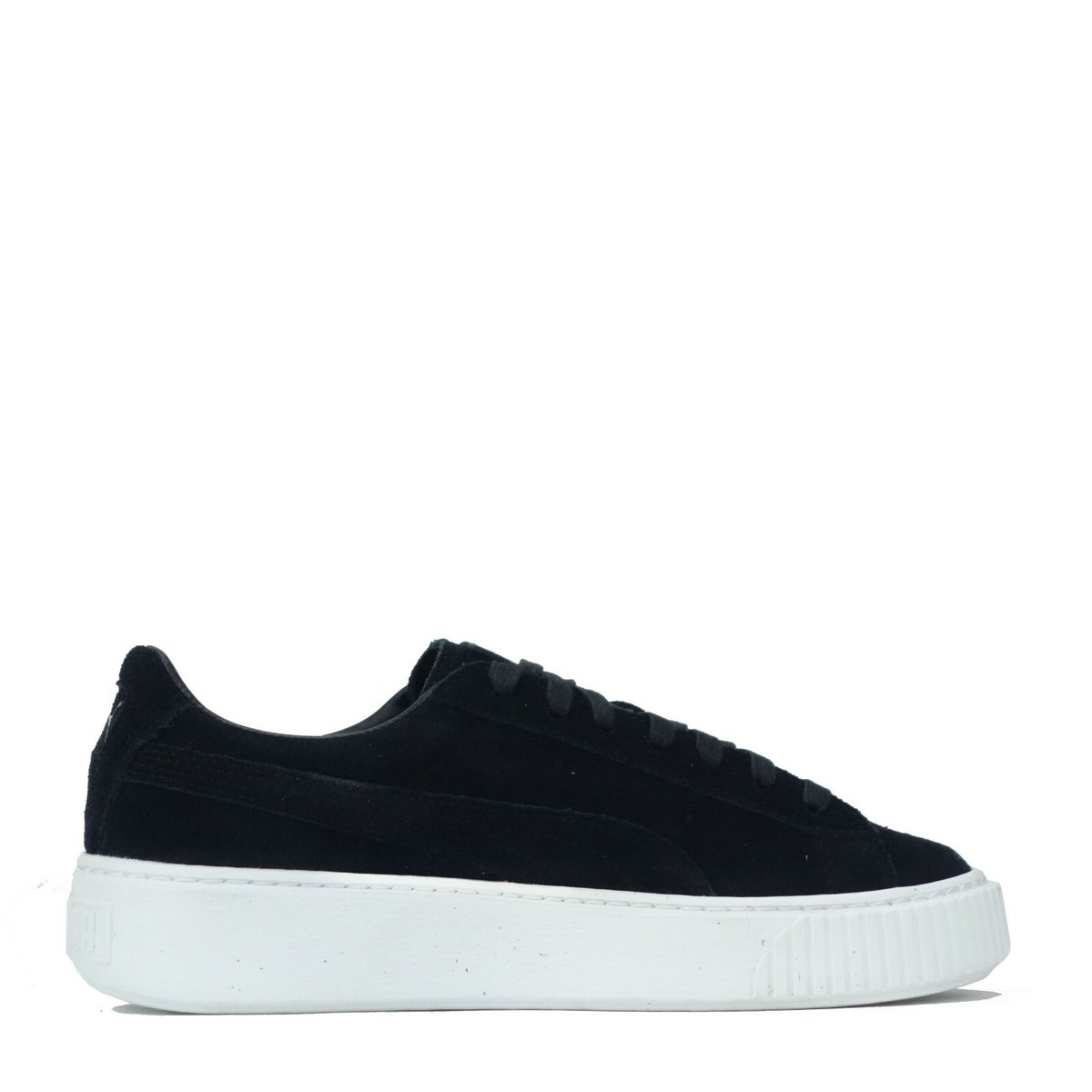 Puma Women s Suede Platform Trainers in Black