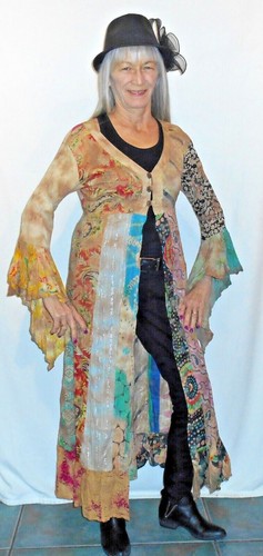 S, M, L, XL GYPSY Jacke JAYLI Nepal lang JANIS GYPSY Hippie BOHEMIAN FAIR TRADE - Bild 1 von 5