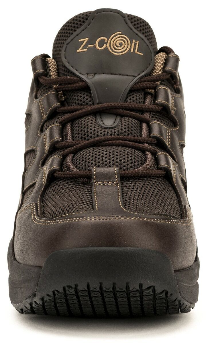 Z-Coil Freedom MEN'S BROWN LEATHER & MESH WALK, RUN, WORK Z-Coil Freedom MEN'S BROWN LEATHER & MESH WALK, RUN, WORK