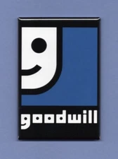GOODWILL LOGO *2X3 FRIDGE MAGNET* NONPROFIT COMMUNITY THRIFT STORE USED CLOTHES